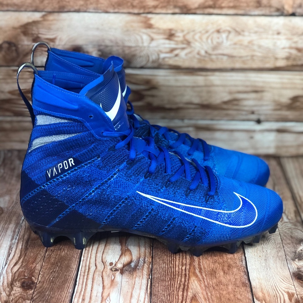 New Nike Vapor Untouchable 3 Elite Flyknit cleats with carbon fiber soles.